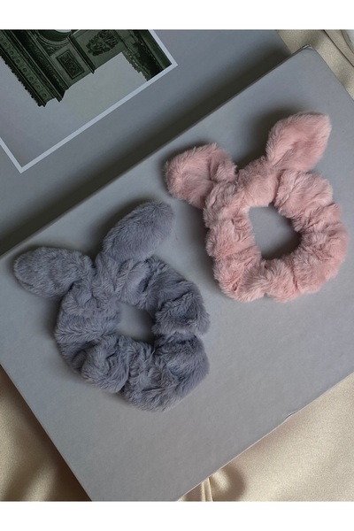 Twinssis Accessories 2-Piece Plush Ear Bagel Buckle