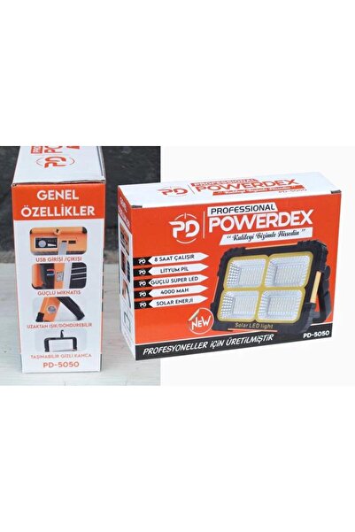 powerdex Pd-5050 Profesyonel Kamp Lambası Projektör