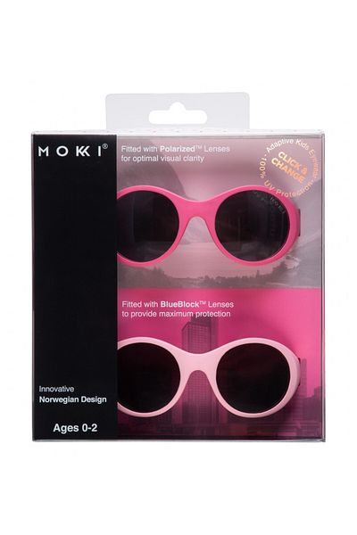 OEM MOKKI Click & Change – UV-Schutz-Roz-Kopien, 0-2 Ani und 2 Perechi-Set