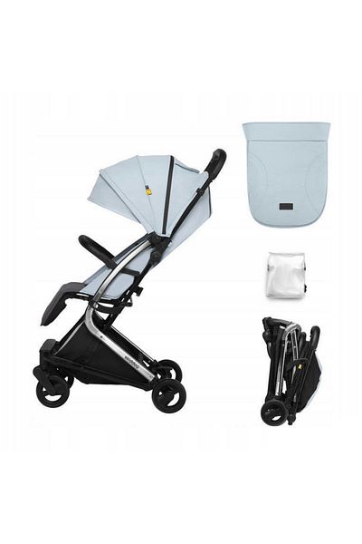 OEM Carucior sport pliabil Skiddou Mikkeli Sky high, ultracompact pentru calatorii, Bleu