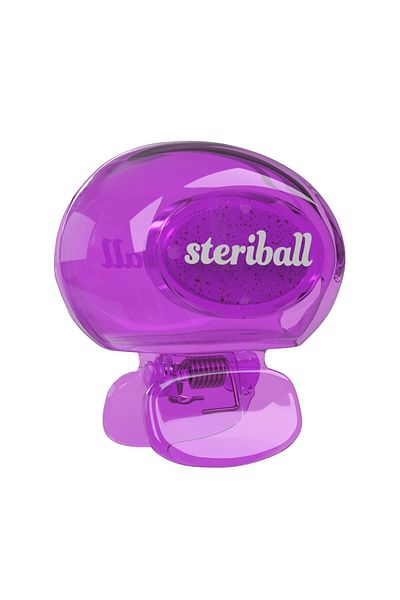 Steriball Purple Hygienic Toothbrush and Protection Container
