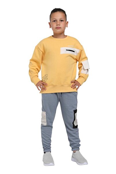 Escabel Hanorac pentru băiat cu panglică în interior și accesoriu cu un singu...