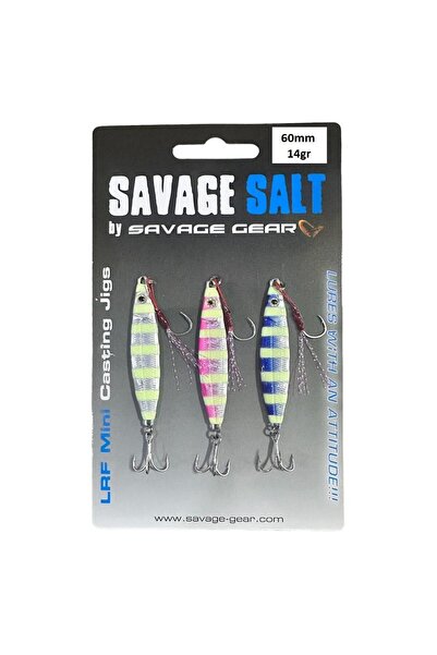 Savage Gear 14gr Psycho Sprat Lrf Jig 3 Adet Turkish Zebra Mix
