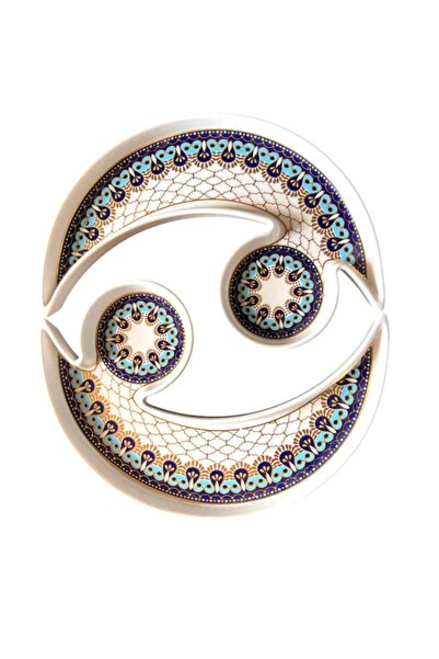 onyyapim ÇİNİ DESENLİ İKİLİ ÇAY & KAHVE SUNUM SETİ 2 KİŞİLİK