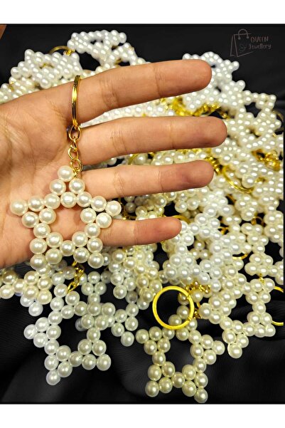 Şen İnci  Yıldız Anahtarlık Söz Nişan Kına Doğum Günü Bride to be 25 adet (Sa...