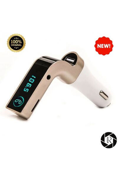 REVOPRO Araba Fm Transmitter Cihazı Oto Çakmaklık Şarj Aleti Usb Girişli Araç...