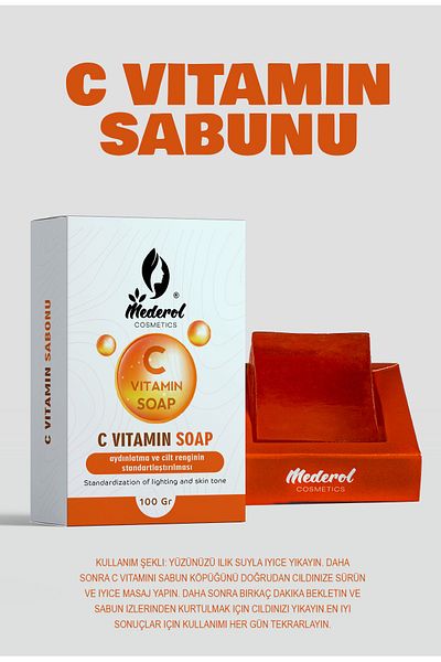 mederol Vitamin C Soap Shine and Vitality for Healthy Skin