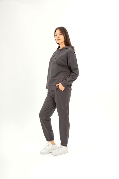 SOCCER Women's Sweat Tracksuit Set with Hood - 2 Thread 21762