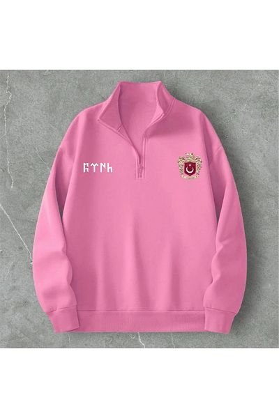 DWN WEAR Φούτερ με στάμπα Turan με 3 κλωστές