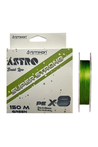 Remixon Astro 8X 0.06mm 150m Green Rope Fishing Line