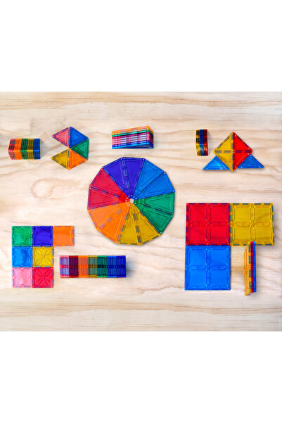 Magblox Set magnetic Magblox - 101 piese magnetice de constructie transparente