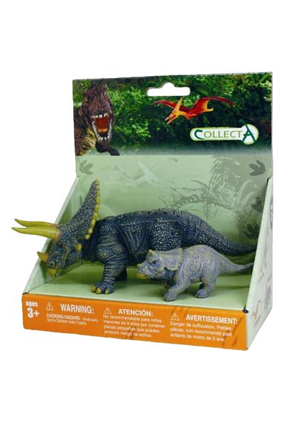 Collecta Σετ 2 Χειροποίητων Φιγουρίνων Τρικεράτοπα με Κύκνους 89312