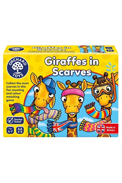 Orchard Toys Joc educativ Girafe cu fular - Giraffes In Scarves