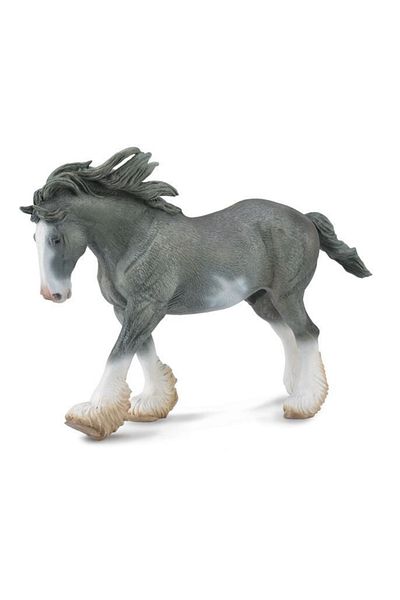 Collecta Μαύρος επιβήτορας Clydesdale