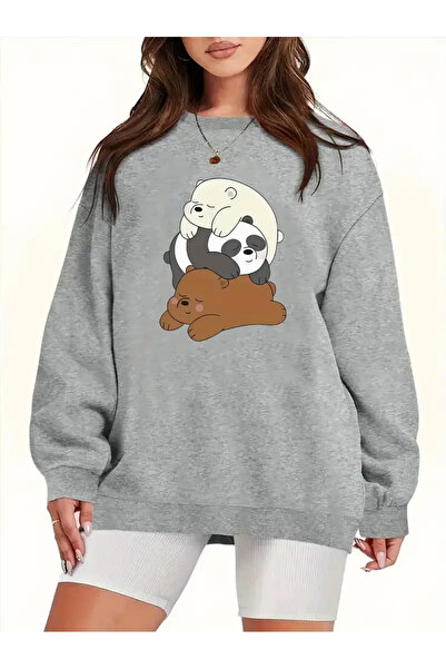 HOFFNUNG Printed Long Sleeve Comfortable Crew Neck Sweatshirt, Fall/Winter