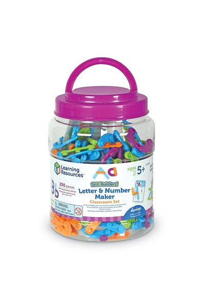 Learning Resources Set constructie - Litere si cifre