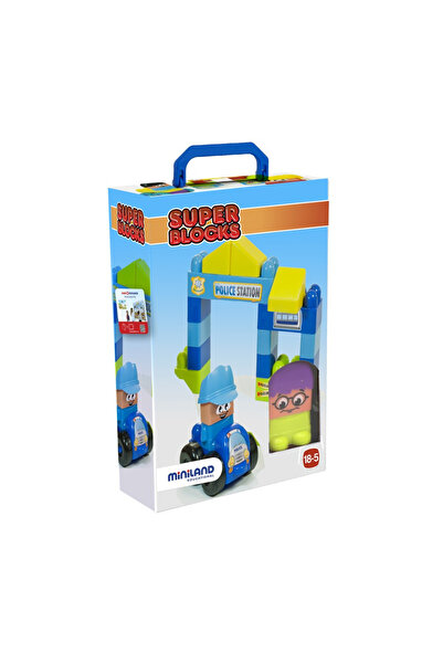 Miniland Joc constructii tematice Statie politie - Miniland
