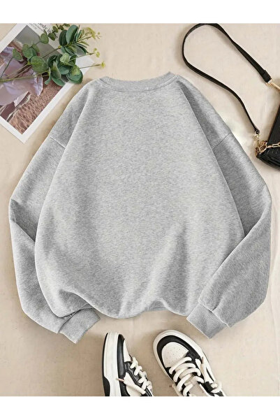 HOFFNUNG Printed Long Sleeve Comfortable Crew Neck Sweatshirt, Fall/Winter