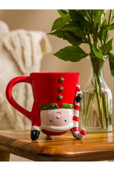 LC Waikiki New Year's Themed Ceramic Mug with Top Custom Design