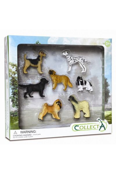 Collecta Σετ 7 ειδωλίων σκύλου -