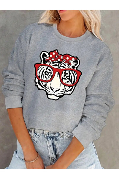 HOFFNUNG Printed Long Sleeve Comfortable Crew Neck Sweatshirt, Fall/Winter