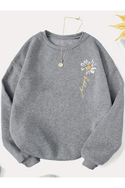 HOFFNUNG Printed Long Sleeve Comfortable Crew Neck Sweatshirt, Fall/Winter