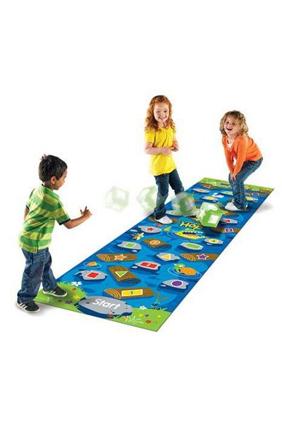 Learning Resources Crocodile Hop - Saltul crocodilului - saltea de activitati cifre forme si culori pentru prescolari