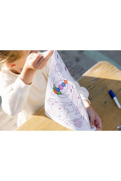 SUPERPETIT MINI Silicone Coloring Sheet - MERMAID