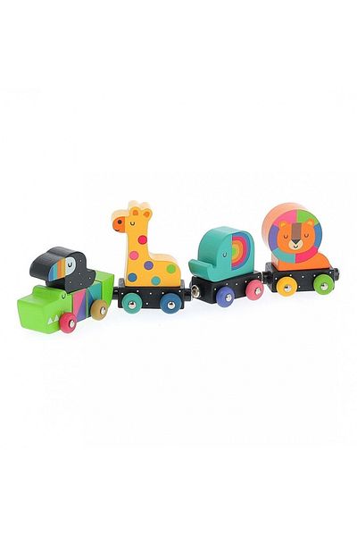 Vilac Rainbow Animal Train - High Quality Educational Toy for Children
