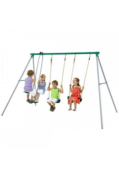 PLUM Swing Set For 4 Children Jupiter