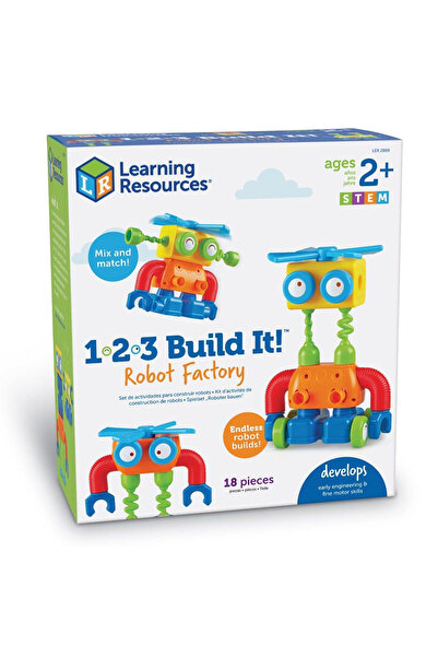 Learning Resources Let's build - 1, 2, 3 Colorful Robot