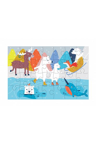 AVENİR Puzzle cu 28 de piese -Polar