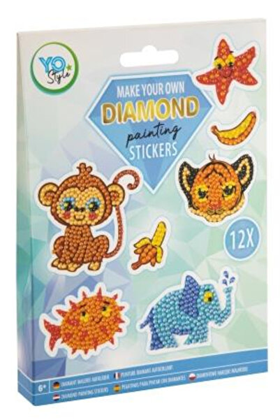 GRAFİX Set creativ, Creează-ți propriile autocolante cu strasuri, Autocolante...