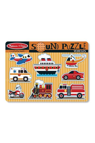 Melissa & Doug Hádanky se zvuky Vozidla