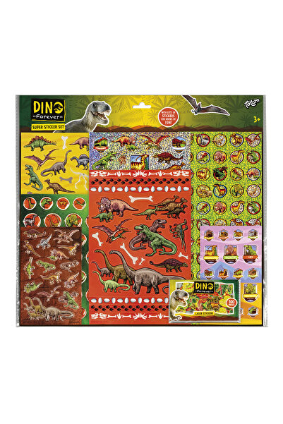 Totum Σούπερ σετ αυτοκόλλητων δεινοσαύρων