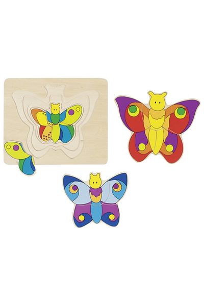 Goki Jigsaw Puzzle - Butterflies - High Quality Educational Toy For Children