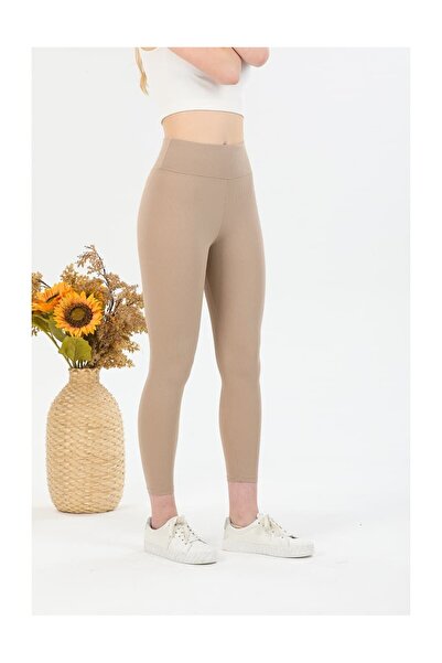 aryam butik Ženske ribaste legginsa visokog struka veće veličine