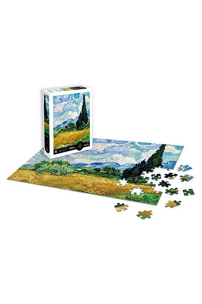 Sentosphere Puzzle Camp de grau cu chiparosi 1000 Pcs