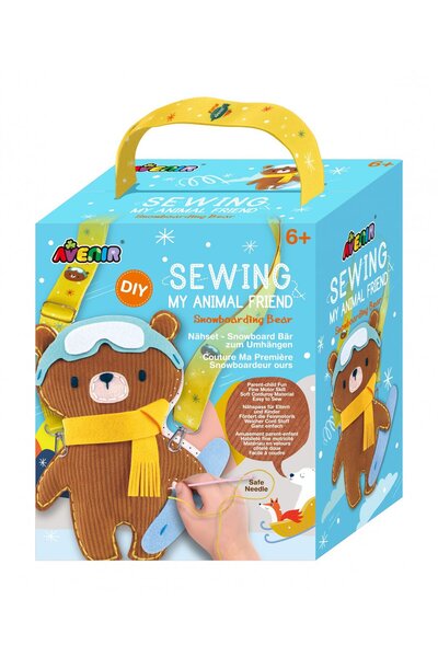 AVENİR Set de cusut Prietenul Meu Animal - Ursul Schior