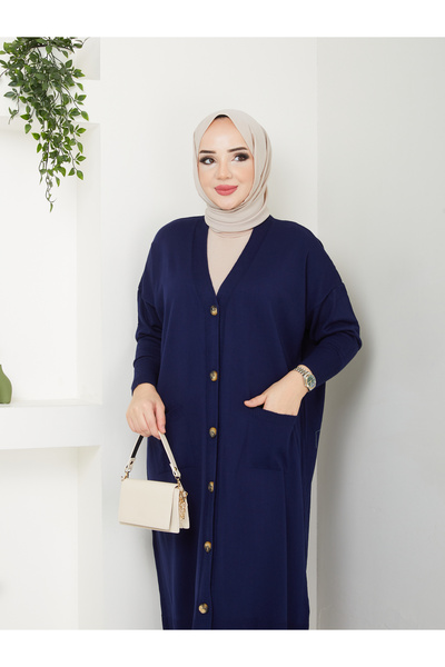 MODAMÜNASİP Υπέροχη μαλακή και ελαφριά πλεκτή ζακέτα με μανίκια νυχτερίδας