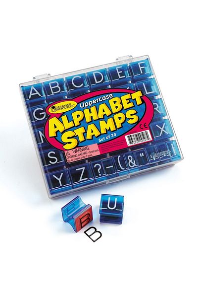 Learning Resources Alphabet stamp set - block letters