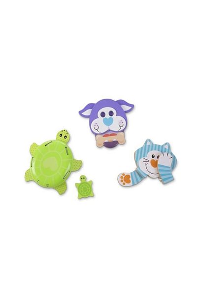 Melissa & Doug Set 3 jucarii pentru motricitate Animale de companie