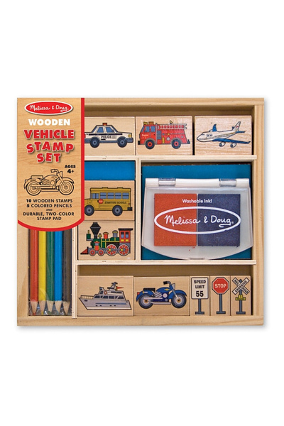 Melissa & Doug Sada razítek Melissa a Doug s vozidly