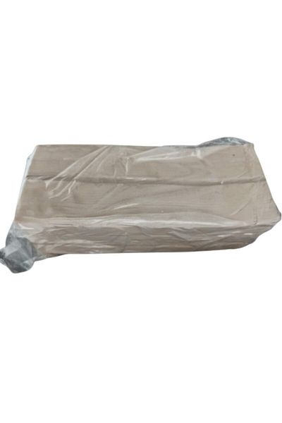 Oyun ve Sanat 2 Kg White Ceramic Dough, Natural Clay Mud 2000 grams