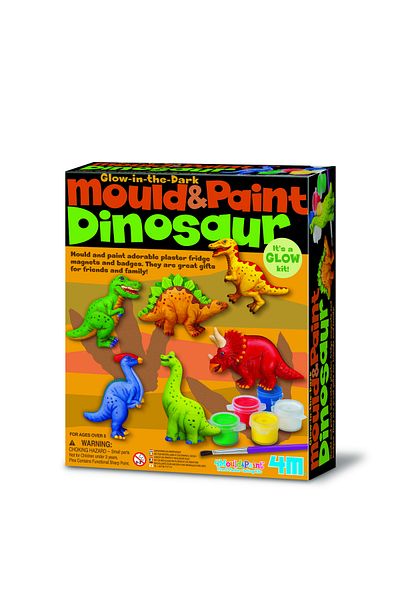 4M Creative Workshop Model and Paint - Dinosaur that glows in the dark