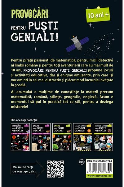 Corint Challenges for Genius Kids 10 Years Old - Coline Creton, Remy Leglise