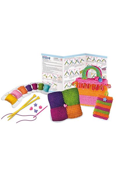 4M Easy-to-make knitting kit for children