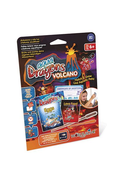Aqua Dragons STEM educational set - AQUA DRAGONS Vulcan, red dragons - refill/starter kit