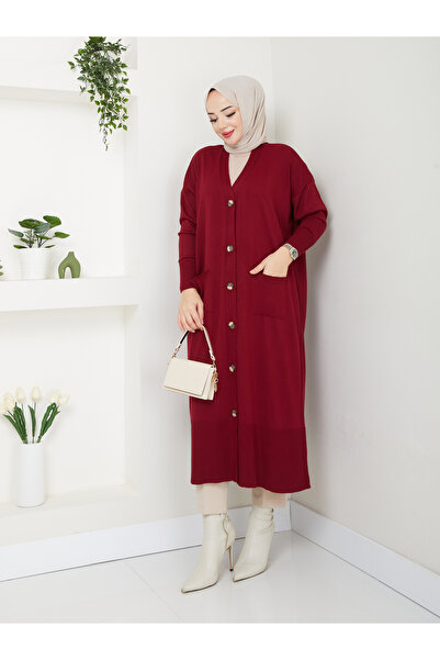 MODAMÜNASİP Harika Yumuşacık Hafif Yarasa Kol Triko Hırka