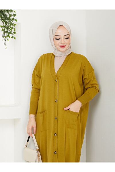 MODAMÜNASİP Υπέροχη μαλακή και ελαφριά πλεκτή ζακέτα με μανίκια νυχτερίδας